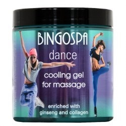 BINGOSPA Chłodzący żel do masażu wzbogacony żeń-szeń i kolagenem 250ml